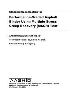 AASHTO M 332-18