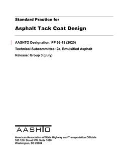 AASHTO PP 93