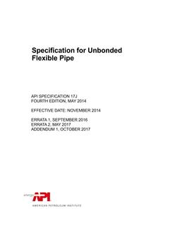 API Spec 17J (R2021) PDF - Norm Library