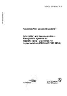 AS/NZS ISO 30302