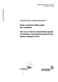 AS/NZS IEC 60332.3.21:2017