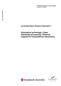 AS/NZS ISO/IEC 14752