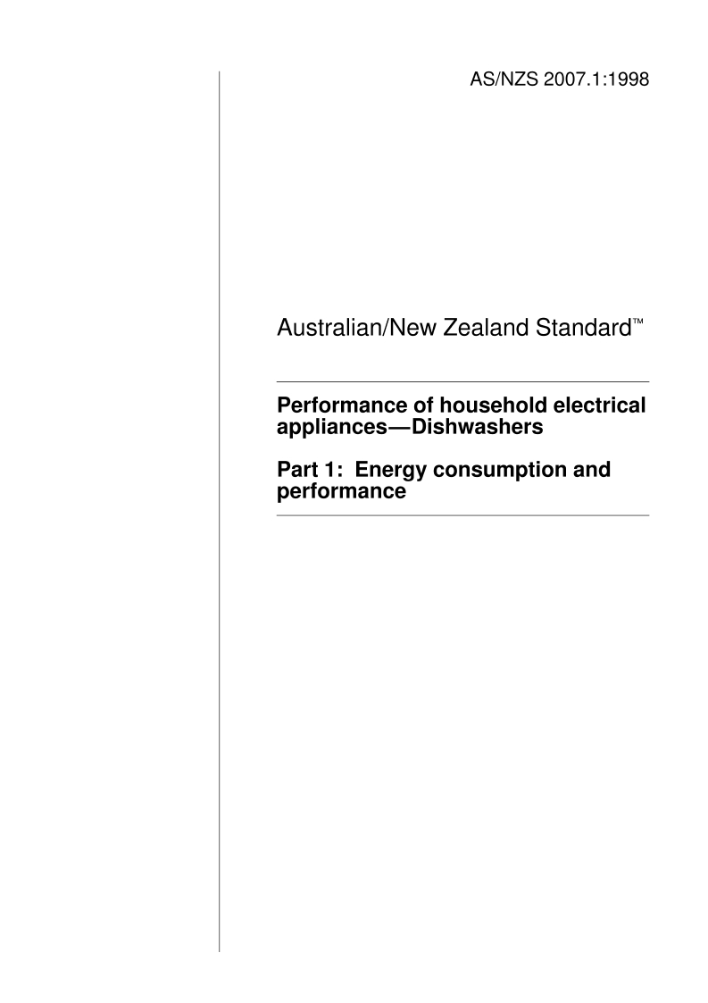 AS/NZS 2007.1:1998