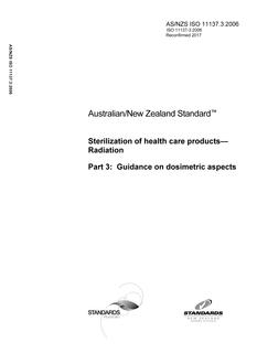 AS/NZS ISO 11137.3