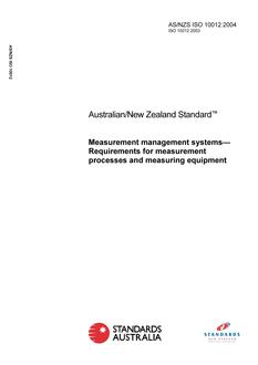 AS/NZS ISO 10012