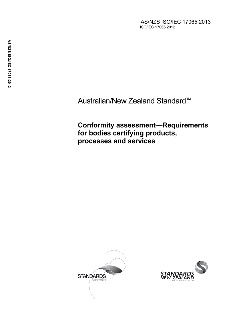 AS/NZS ISO/IEC 17065