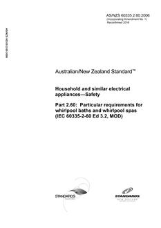 AS/NZS 60335.2.60:2006