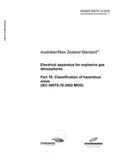 AS/NZS 60079.10:2004