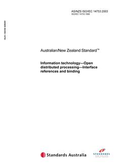 AS/NZS ISO/IEC 14753