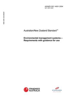 AS/NZS ISO 14001:2004