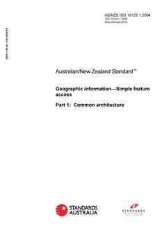 AS/NZS ISO 19125.1