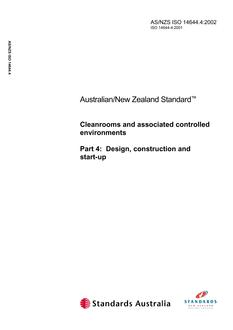 AS/NZS ISO 14644.4