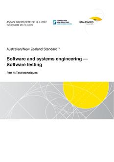 AS/NZS ISO/IEC/IEEE 29119.4