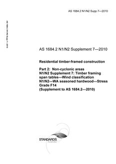 AS 1684.2 N1/N2 Supp 7-2010