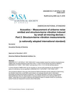 ASA S12.11 Part 2