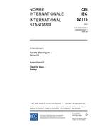 IEC 62115 Amd.1 Ed. 1.0 b:2005