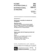 IEC 60122-2-1 Amd.1 Ed. 1.0 b:1993