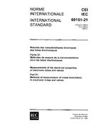 IEC 60151-21 Ed. 1.0 b