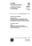 IEC 60904-3 Ed. 1.0 b:1989