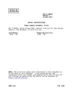 MIL MIL-P-48609 Notice 2 – Validation